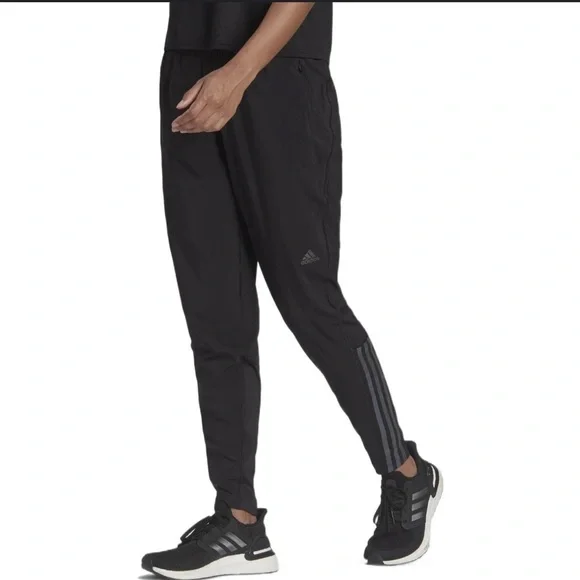 Adidas Women's run icon 3 stripes wind running pants​​ - Picture 2 of 7